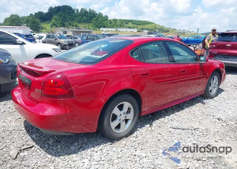 2008 Pontiac Grand Prix из США, поврежденный, VIN 2G2WP552981160511